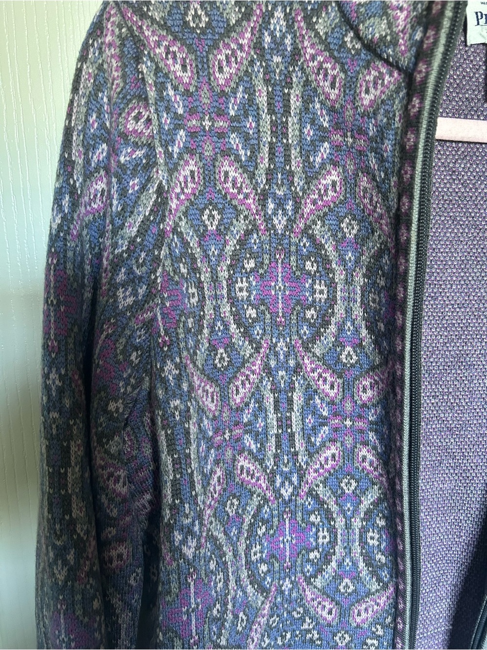 Pendleton Purple Patterned Zip Cardigan Jacket - Picture 2 of 5